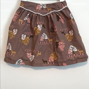Hanna Andersson Spring deer skirt Easter size 130